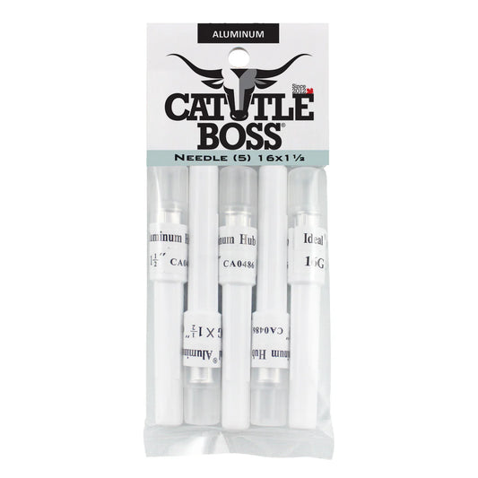 CattleBoss - Aluminum Hub Needles / 5 Pack