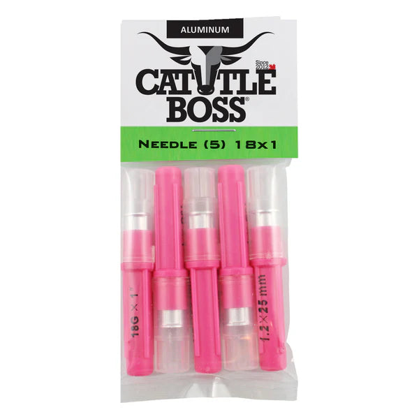 CattleBoss - Aluminum Hub Needles / 5 Pack