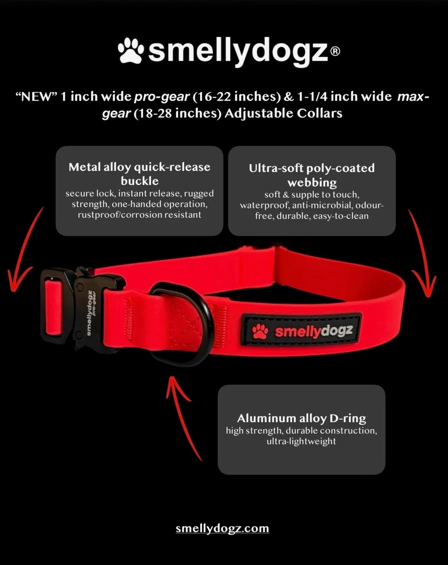 Smelly Dogz - Adjustable Comfort Collar Pro