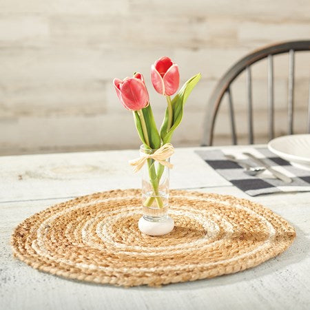 Cream Circle Placemat