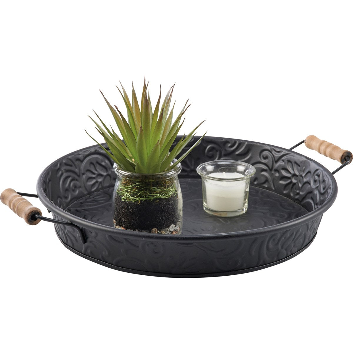 Giftware - Embossed Round Tray