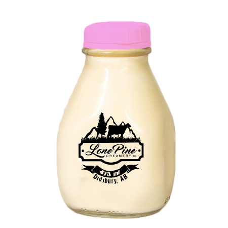 Lone Pine Jerseys & Creamery - Local Fresh Milk - PRICE INCLUDES $3 BOTTLE DEPOSIT