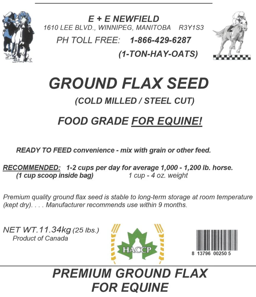 E&E Food Grade Ground Flax Seed - 11.3kg