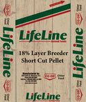 Otter Co-Op - Lifeline -18% Layer/Breeder Short Cut Pellet