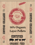 Organic - 16% Poultry Layer - Pelleted - 20kg