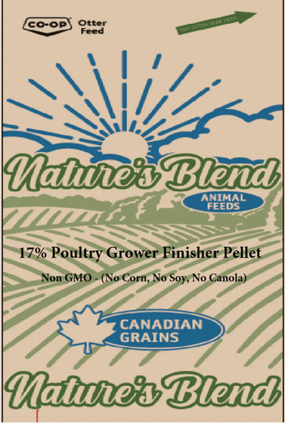 Otter Co-Op - Nature's Blend - 18% Poultry Grower Finisher - 20kg