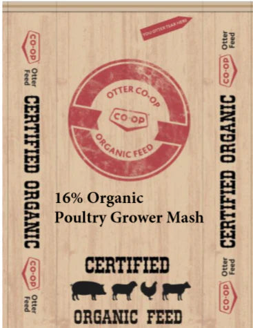 Organic - 16% Poultry Grower - Mash - 20kg