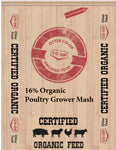 Organic - 16% Poultry Grower - Mash - 20kg
