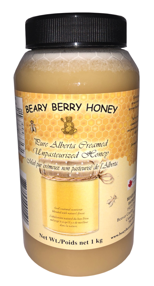 Bear Berry Honey - Creamed Honey - 1kg