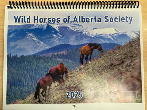 Wild Horses of Alberta Society Calendars 2025