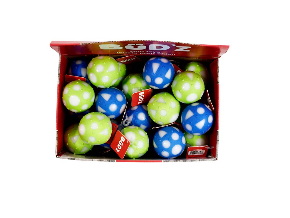 BUDZ - Dog Ball - Large + Small - 2 Coloured