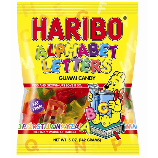 Candy - Haribo - Alphabet Letters