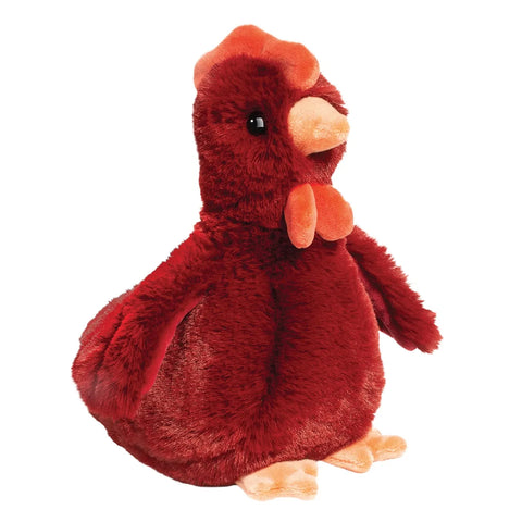 Douglas Toys - Mini Rhodie Soft Red Chicken 6"