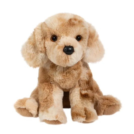 Douglas Toys - Weslie Brown/Cream Multi Dog Soft - 9" tall