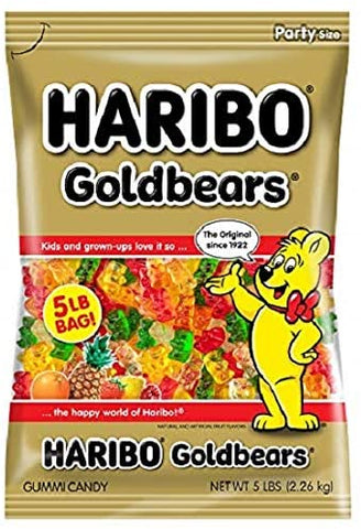 Candy - Haribo Gummies - 5LB Bulk Bag