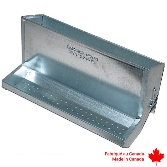 RC - Metal Small Animal Feeder - 11 1/2" Wide - Canadian Made