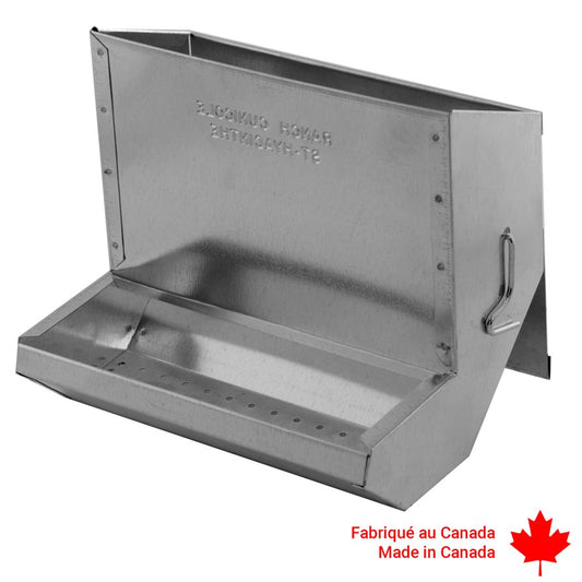 RC - Metal Small Animal Feeder - 7 1/2" Wide - Canadian Made