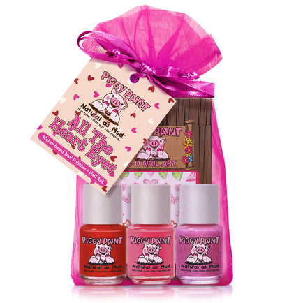 Toys - All the Heart Eyes Gift Set - Nail Polish and Stick on Nail Art