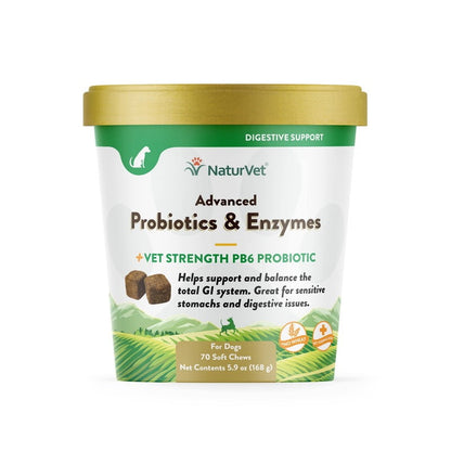 Naturvet Advanced Probiotics & Enzymes Soft Chews