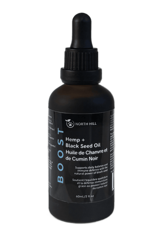 North Hill - Hemp Oil For Dogs - Boost - Hemp & Black Seed Oil - 60mL