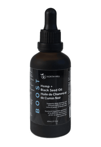 North Hill - Hemp Oil For Dogs - Boost - Hemp & Black Seed Oil - 60mL