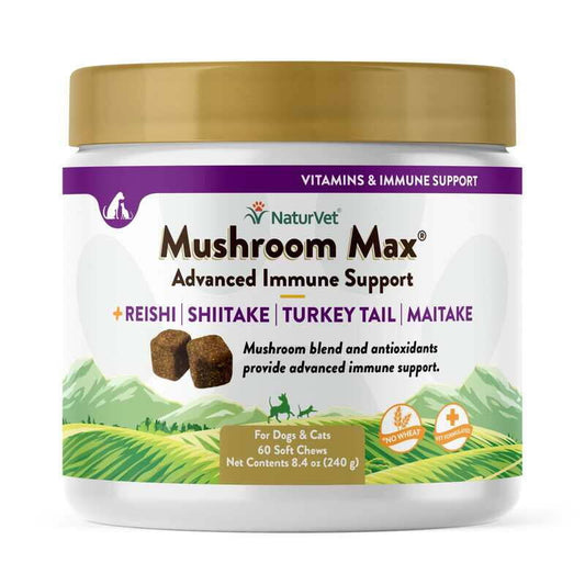 Naturvet-Mushroom Max - 60 Soft Chews