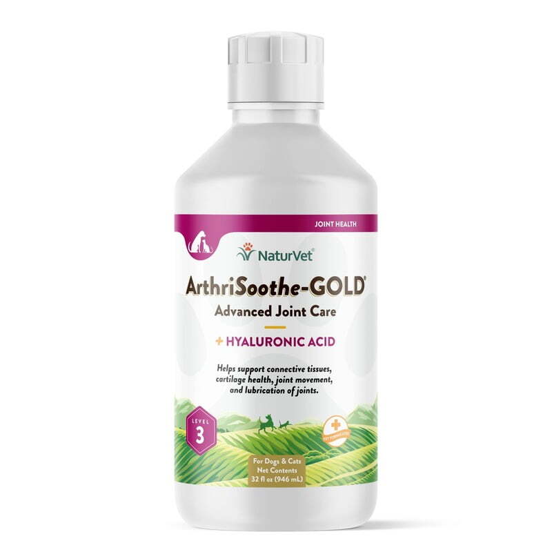 Naturvet ArthriSoothe Level 3 - Gold - Hyaluronic Acid Liquid