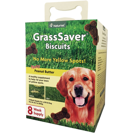 Naturvet - Grass Saver Wafers - 22 oz/92 Biscuits - 8 Week Supply