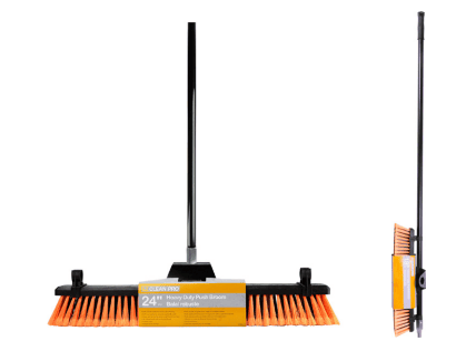 Push Broom - 24" Heavy Duty Push Broom