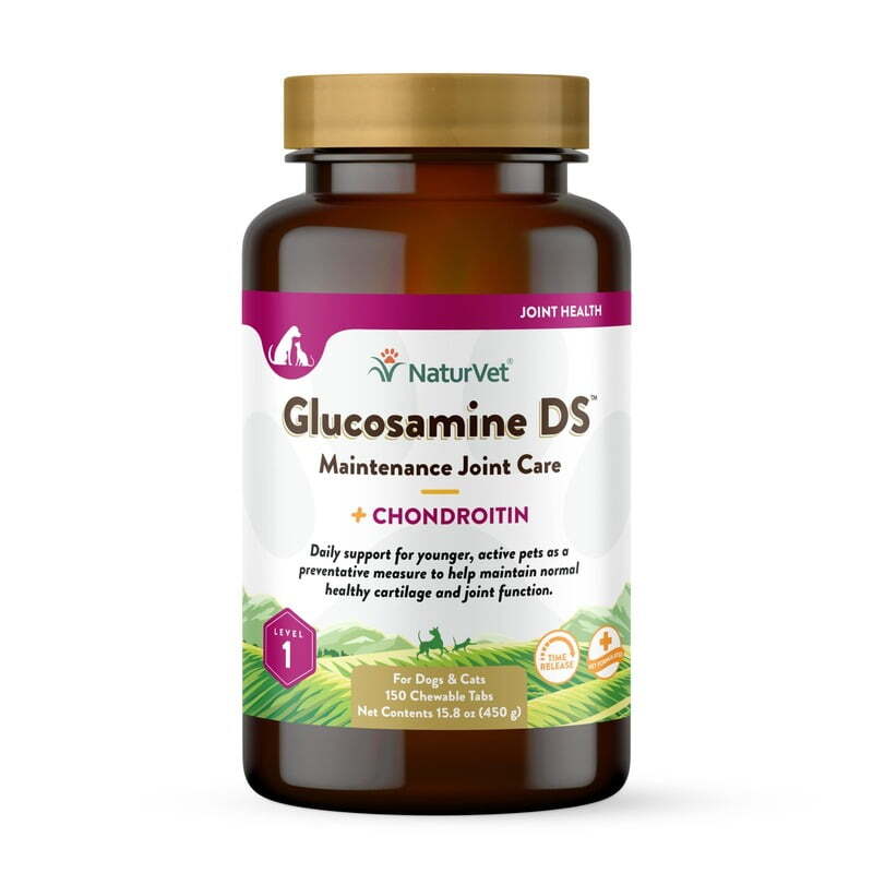 Naturvet Glucosamine DS -Level 1-Chewable Tabs