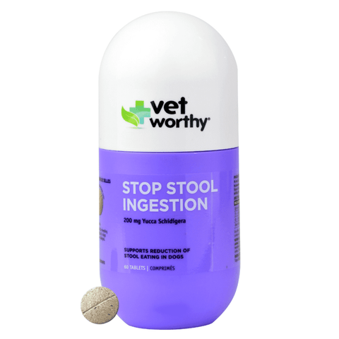 Vet Worthy - Stop Stool Ingestion Tablet - 120 Count