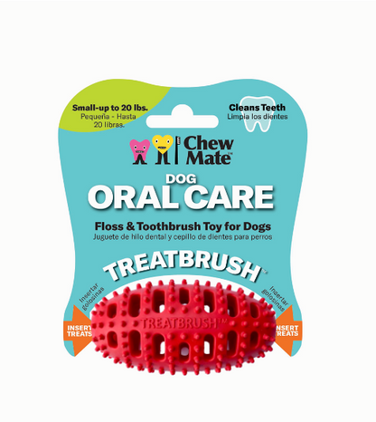 Chew Mate - Natural Rubber Dog Treatbrush