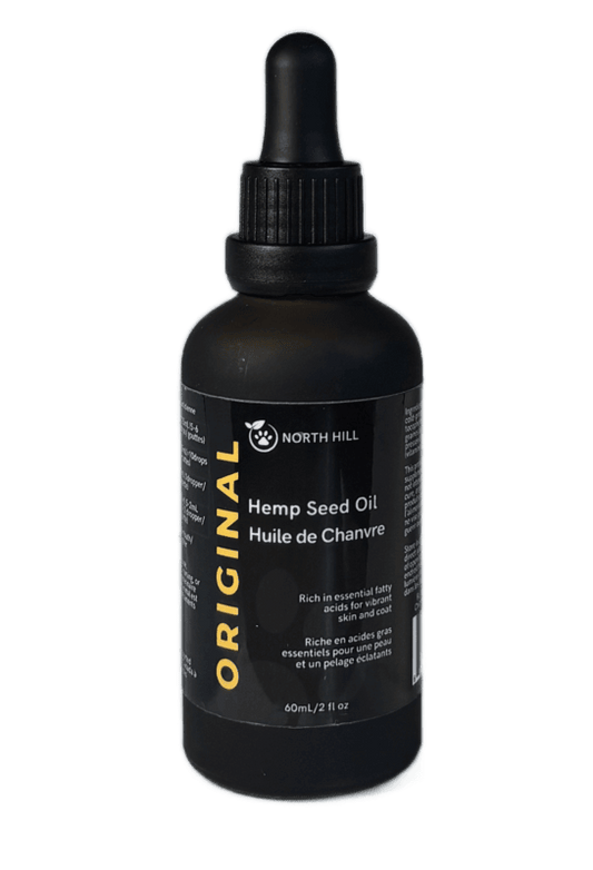North Hill - Hemp Oil For Dogs - Original Hemp Seed - 60mL