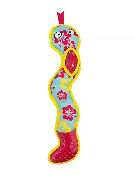 Dog Toys - Plush Snake Squeaky Toy