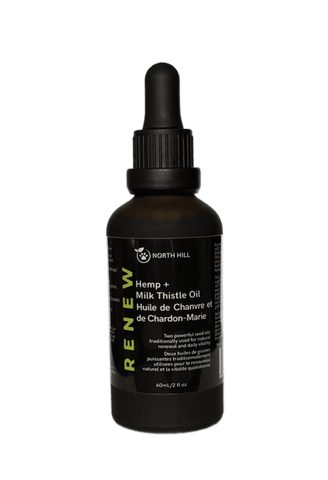 North Hill - Hemp Oil For Dogs - Renew-Hemp & Milk Thistle - 60mL