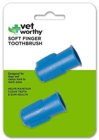 Vet Worthy - Soft Finger Pet Toothbrush