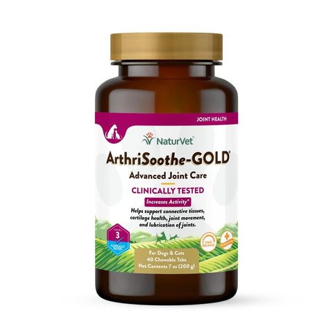 Naturvet ArthriSoothe-GOLD Chewable Tabs Time Release-Level 3