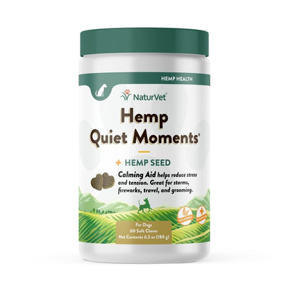 NaturVet - Hemp Quiet Moments Dog Soft Chews