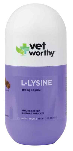 Vet Worthy - Lysine 60 count