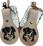 Hand made Leather Laser Engraved Key Fobs