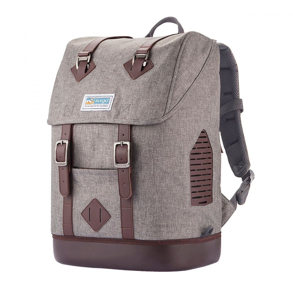 Kurgo - Rucksack Backpack - Grey/Brown