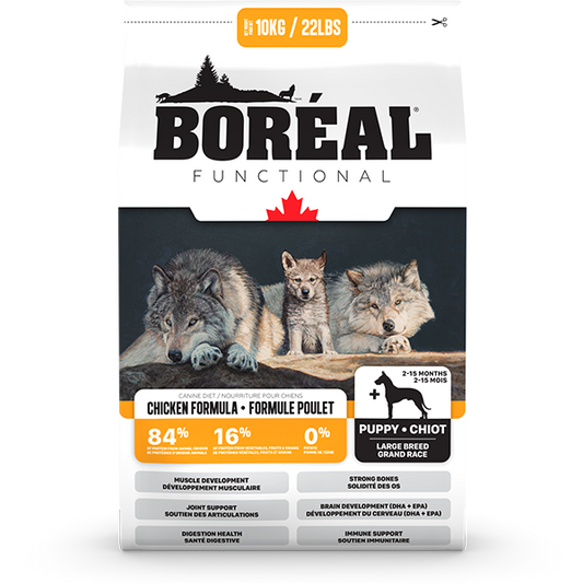 Boreal Dog - Functional Large Breed Puppy Food - Chicken - 10 kg