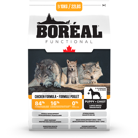 Boreal Dog - Functional Large Breed Puppy Food - Chicken - 10 kg