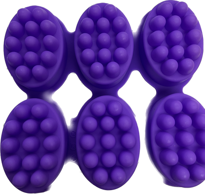 Soap Mold - Silicone - Spa Massage Oval Mold