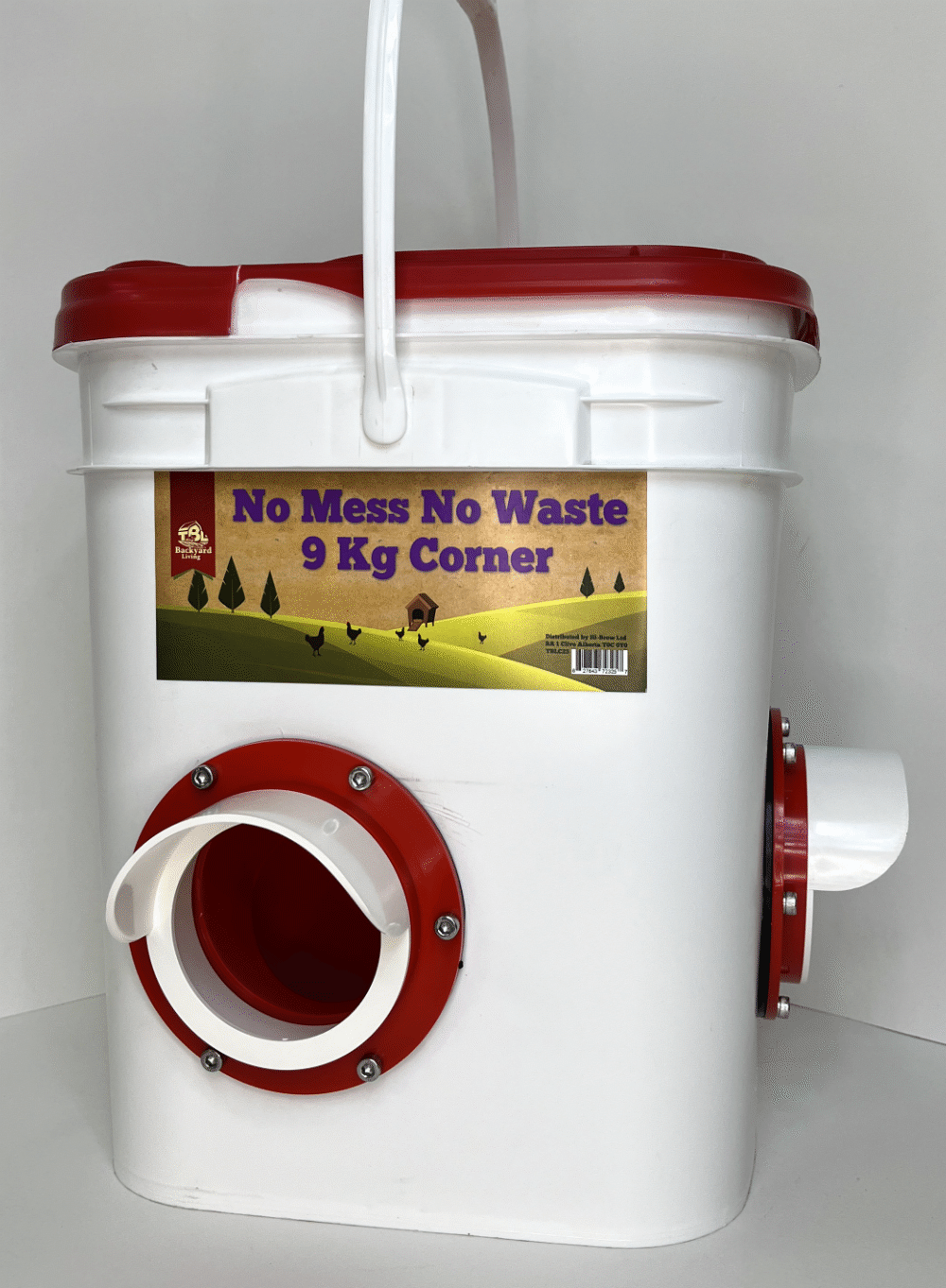 No Waste Two Port Chicken Feeder - 9kg