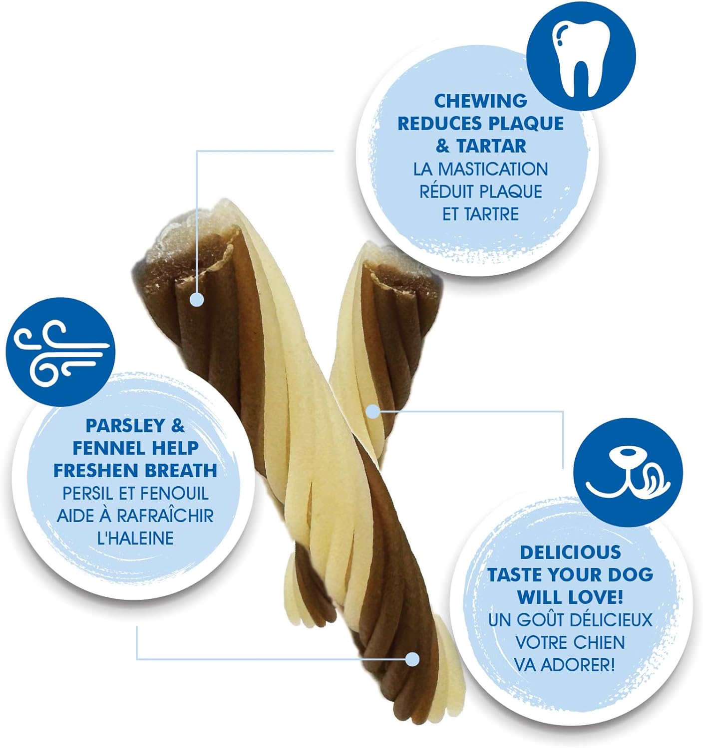 N-Bone - Flossta - Dual-Action Dental Chew