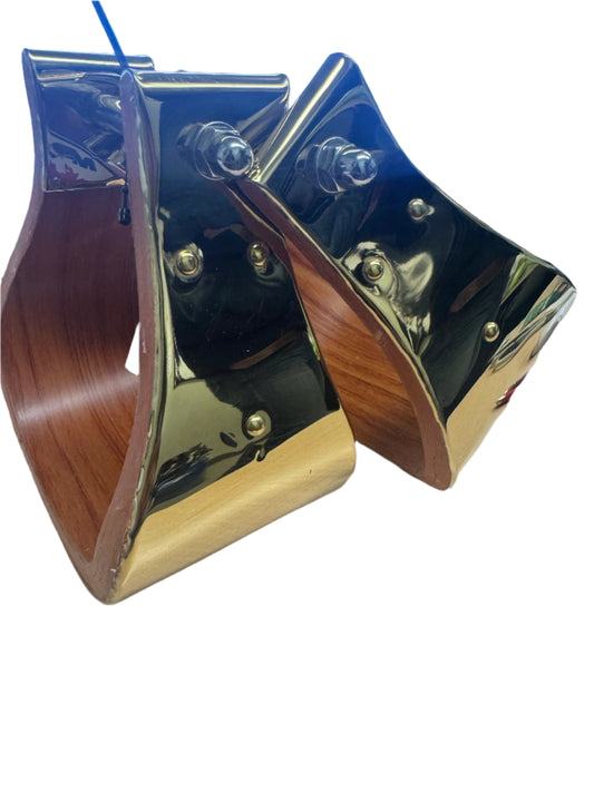 True North - Western Monel Stirrup 4" W/Brass