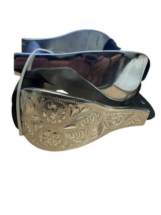 True North - Aluminum Engraved Show Stirrups