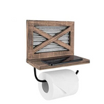 Barn Door Look Toilet Paper Holder