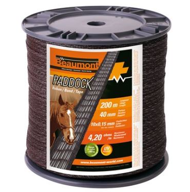 Beaumont - Paddock Brown Electrical Tape - 40 mm x 200 m